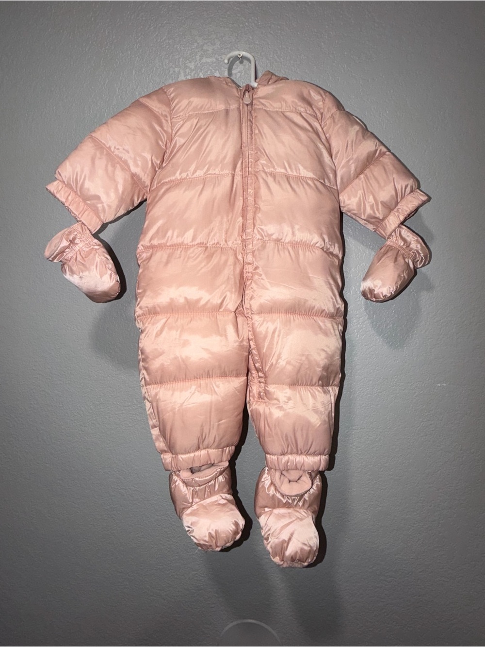 Baby Gap Pink Padded Snowsuit | 6–12 Months